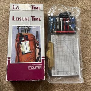 Leisure Time Golfer’s Clipboard *New, Open Box*
